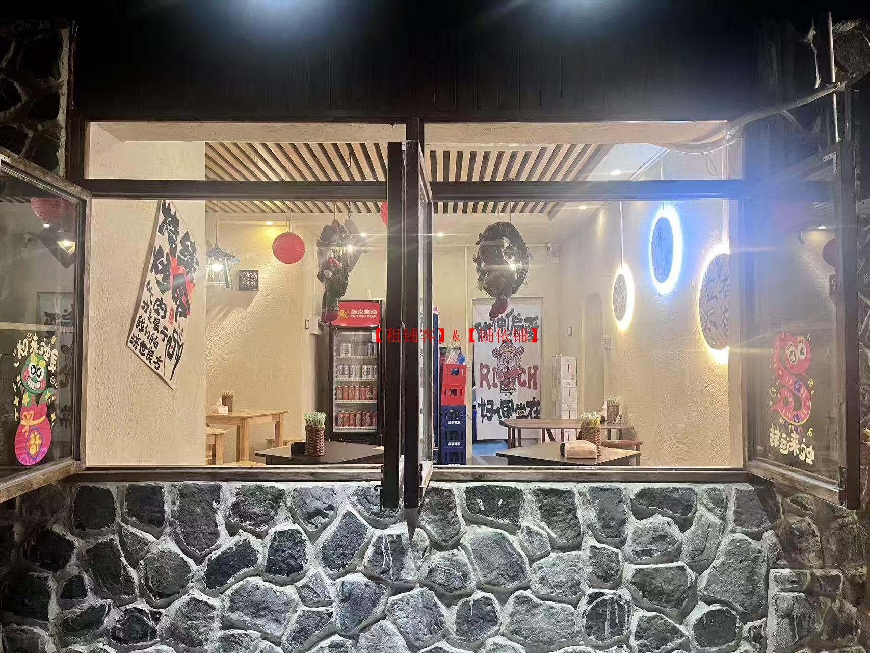 喷水池陕西路口75平精装修餐饮店，4.8万低价急转